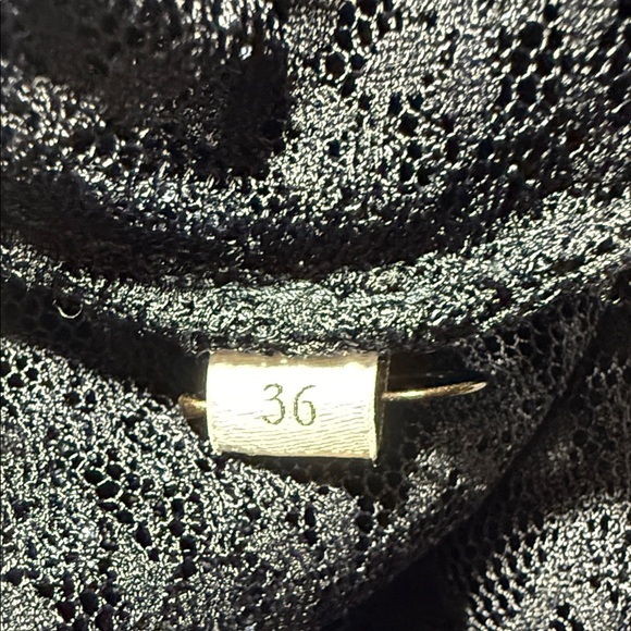 Sandro Battements Pleated Lace Dress - Picture 10 of 11